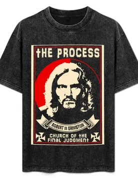 Robert De Grimston Process Church Design T-Shirt Large Size Loose Casual Tee - Aliexpress - FashionsVida