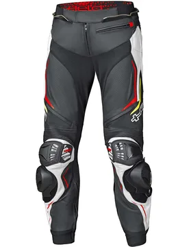 Pantaloni Moto Grind II Nero Bianco Rosso taglia 54 - Held - FashionsVida