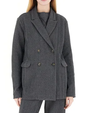 Blazer doppiopetto GRIGIO SCURO L - DEHA - FashionsVida