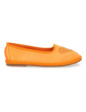 Friulane Arancioni con strass 210862 38 - PUSHY WAMP - FashionsVida