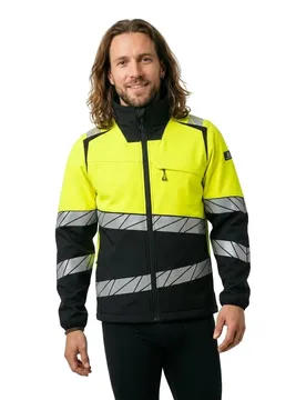 Veste Softshell Dark Navy / Hi-Vis Yellow 2XL - MASCOT - FashionsVida