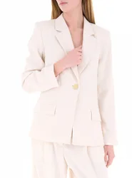 Blazer monopetto AVORIO 4