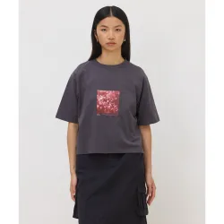 Camiseta de mujer de algodón orgánico heather