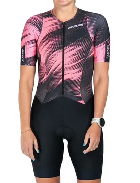 Ultra Tri P1 Exos Short Sleeve Trisuit Driftspeed L Women - Zoot - FashionsVida