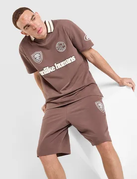 Goal Poloshirt - Herren, Braun - male - Size: M - Unlike Humans - FashionsVida