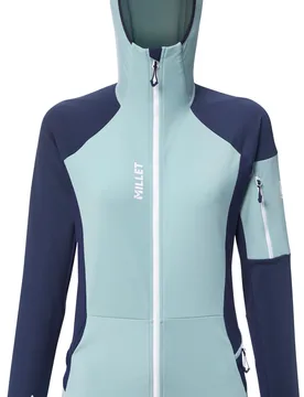 Skijacke – Damen / Frau – Pierra Ment Hoodie Pierra Ment Hoodie W Aquatic Saphir für Damen Größe M Blau - Millet - FashionsVida