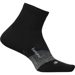 Elite ultra light quarter calcetines running Negro (S)
