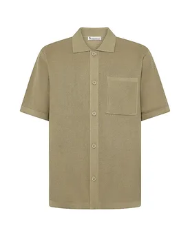 Polo beige M - Knowledge Cotton Apparel - FashionsVida