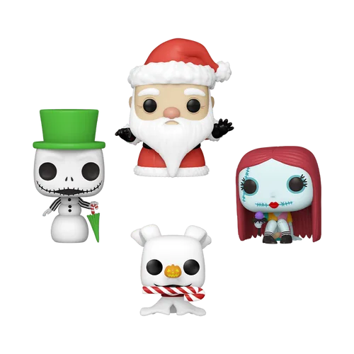 The Nightmare Before Christmas Holiday Pocket POP! 4-Pack - Funko - FashionsVida