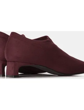 Zapatos de salón abotinados en ante - Farrutx - FashionsVida