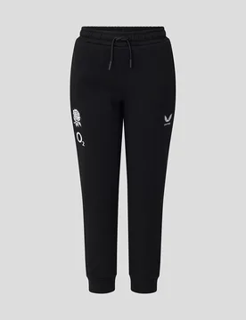 England Rugby Juniors 26/27 Travel Adapt Fleece Jogger - Black JM Unisex - Castore - FashionsVida
