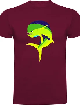 Jumping Dorado Short Sleeve T-shirt Dark Red S Men - Kruskis - FashionsVida