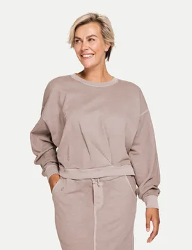 Zhrill Sweatshirt ZHSERAY Beige M - Zhrill - FashionsVida