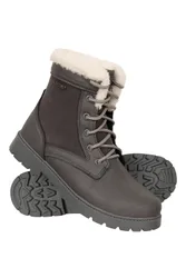 Womens Casual Thermal Waterproof Boots - Grey - Grey - Size: 7