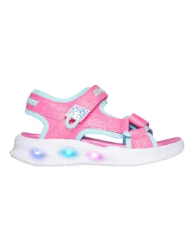 Sandali con Luci Rosa Sola Glow Sandal 31 - Skechers - FashionsVida