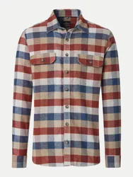 Overshirt mit Karo-muster Mehrfarbig L