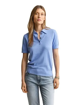 Polo à Manches Courtes 4805471 Hydrangea Blue XS - Gant - FashionsVida