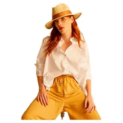Blusa A Maniche Lunghe Ilaria White 36