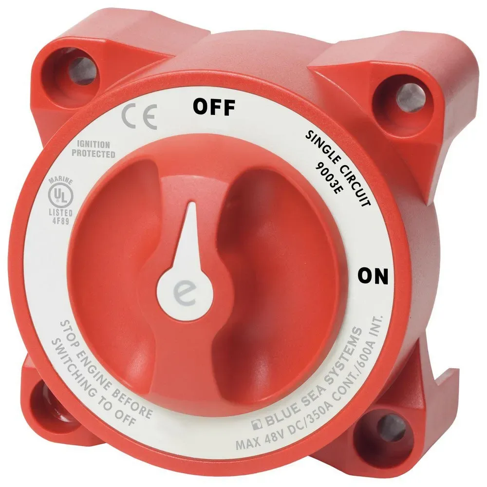 E Series On Off Battery Switch Red One Size unisex - Blue Sea Systems - FashionsVida