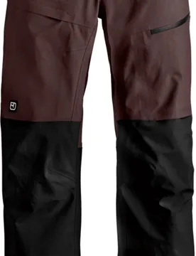 Pantalon de ski imperméable et coupe-vent - Ravine Free 3L Pants M Dark Chestnut en Laine - Taille M - Marron - Ortovox - FashionsVida