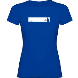 Maglietta A Maniche Corte Tennis Frame Royal Blue S