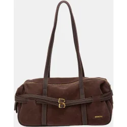 Bolso de hombro en serraje