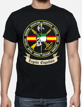 Legión Calavera Española. Spanish Foreign Legion T-Shirt. Summer Cotton Short Sleeve O-Neck Mens T Shirt New S-3XL - Aliexpress - FashionsVida