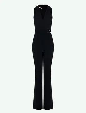 RINASCIMENTO tuta lunga donna nero - Rinascimento - FashionsVida