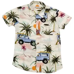 Camicia Fantasia Palme CSK0949