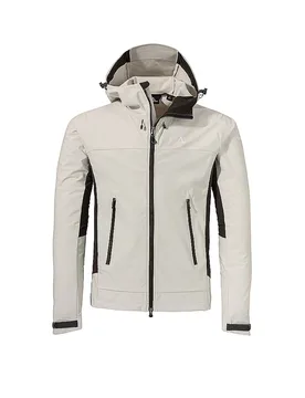 Giacca softshell da uomo Style Blaueis con cappuccio bianco 48 - Schöffel - FashionsVida