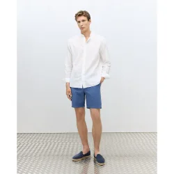 Bermuda hombre sport básica con lino regular