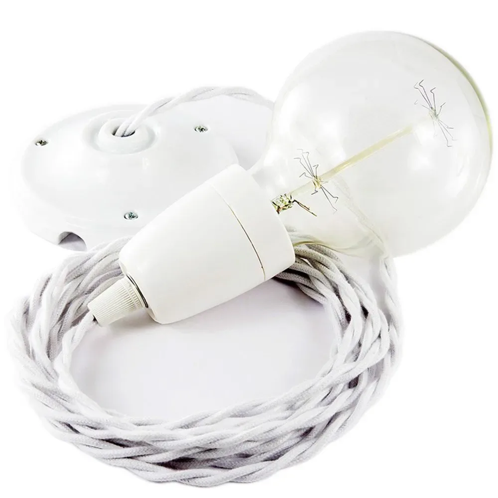 Cables Suspension Luminaire Tc01 50 Cm White One Size - Creative - FashionsVida