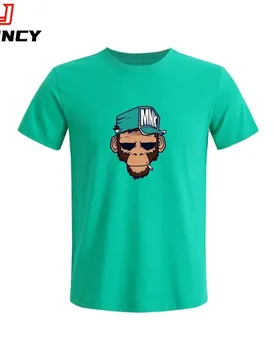 Cotton Man Tops Men's Short Sleeve T-shirt Summer Tee Cartoon Monkey Graphic T Shirts Mens Tshirts Plus Size Men Clothing - Aliexpress - FashionsVida