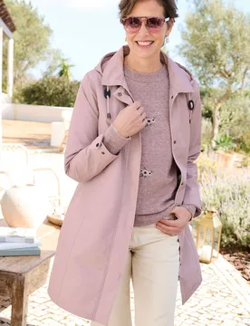 Women's Weatherproof Jacket in Dusty Pink Size: 10 - Dusty Pink - Size: 10 - Cotton Traders - FashionsVida