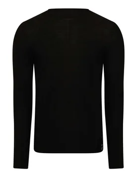 Mens Sweater In Black - Size X-Large - Replay - FashionsVida