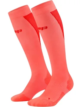 Core Run Ultralight 4.0 Laufsocken Damen Neon Coral/Red Gr. 3 - Cep - FashionsVida