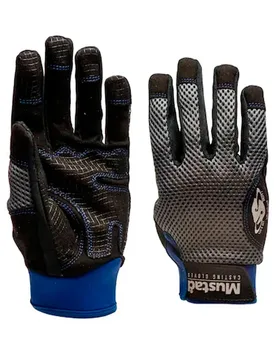 Casting Gloves Black / Blue M Men,Women - Mustad - FashionsVida