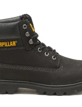 Unisex Colorado 2.0 Black Leather Hiking Ankle Boots - Size Uk 6 - Caterpillar - FashionsVida