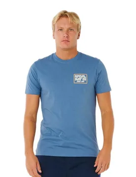 T-shirt à Manches Courtes Pacific Rinse Sunrise Bluefin XS - Rip curl - FashionsVida