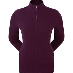 Jacke Lined Full-Zip, weinrot l