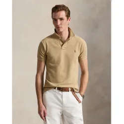 Polo de hombre Slim Fit Vintage Caqui