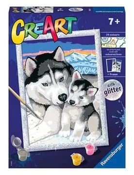 Gioco Di Pittura Di Husky Siberiani Classici Creart Serie D - Ravensburger - FashionsVida
