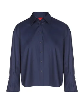 Hugo Bluse EGGY bleu marine 34 - Hugo Boss - FashionsVida