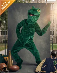 Frosch Maskottchen Kostüm Erwachsene grün