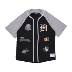 Casacca Bottoni Uomo League Jersey Black