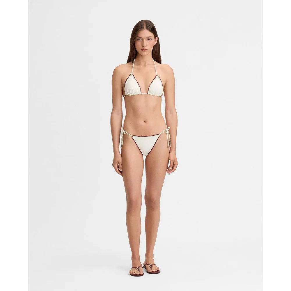 Top de mujer bikini pespuntes decorativo - Simorra - FashionsVida