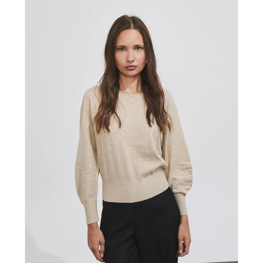 Jersey de mujer con detalle de cadena en el escote - Hannibal Laguna Collection - FashionsVida