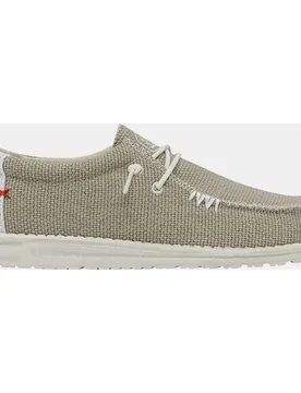 Zapatos cordones Wally Braided hombre en textil suela ultraligera - HeyDude - FashionsVida
