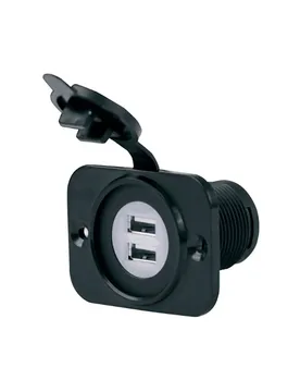 Sealink Deluxe Dual Usb Charger Black One Size unisex - Marinco - FashionsVida