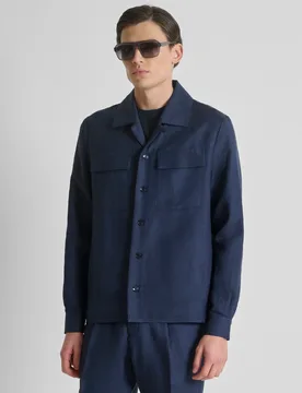 Camicia antigua uomo blu chiaro - Antony Morato - FashionsVida